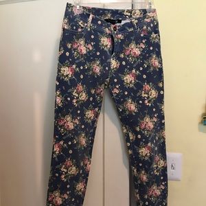 Floral Skinny Jeans